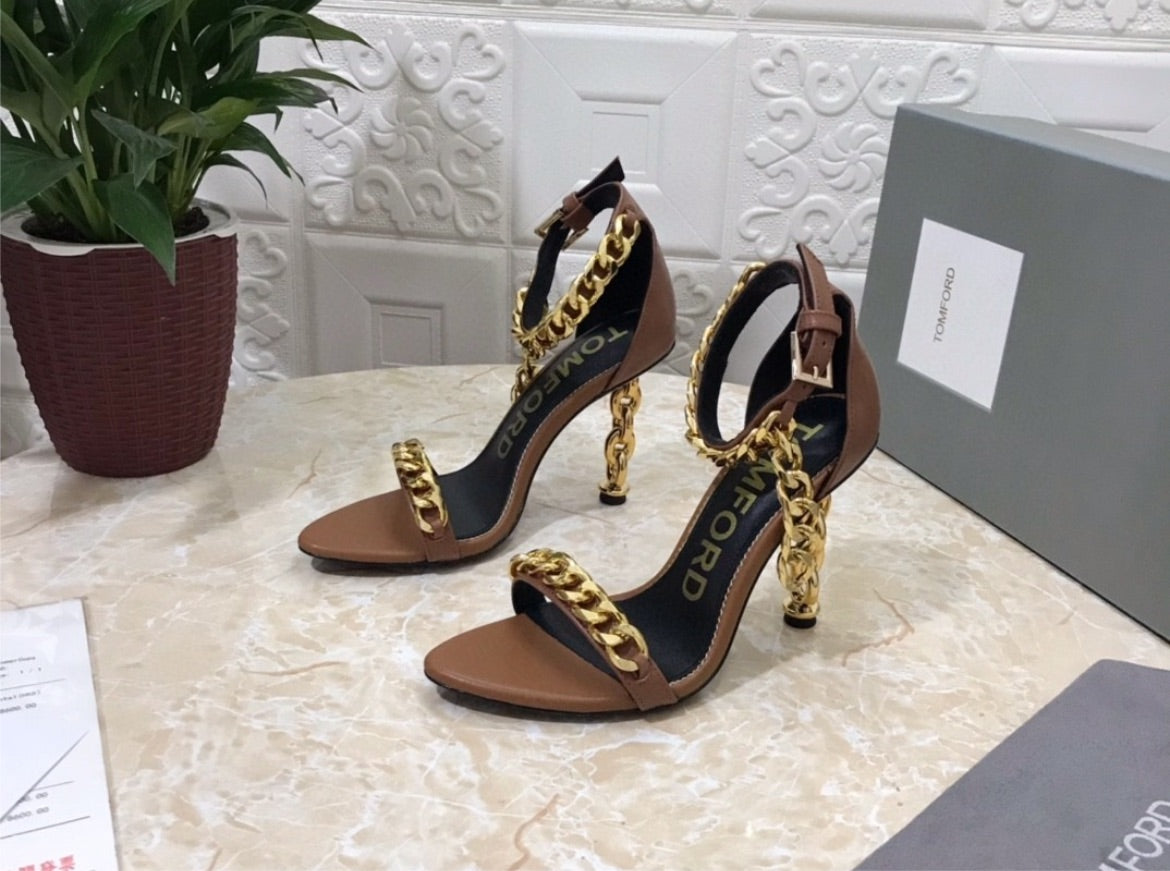 Tom ford brown woman shoes